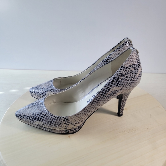 Anne Klein Akdalan Snakeskin High Heel Shoes Womens Size 10 - Picture 3 of 11